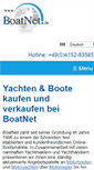 Mobile Screenshot of boatnet.de